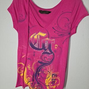 Coogi Women's Pink T-shirt